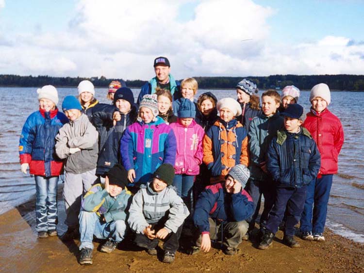 At Lake Suvantojarvi---5/10/2002---У озера Сувантоярви